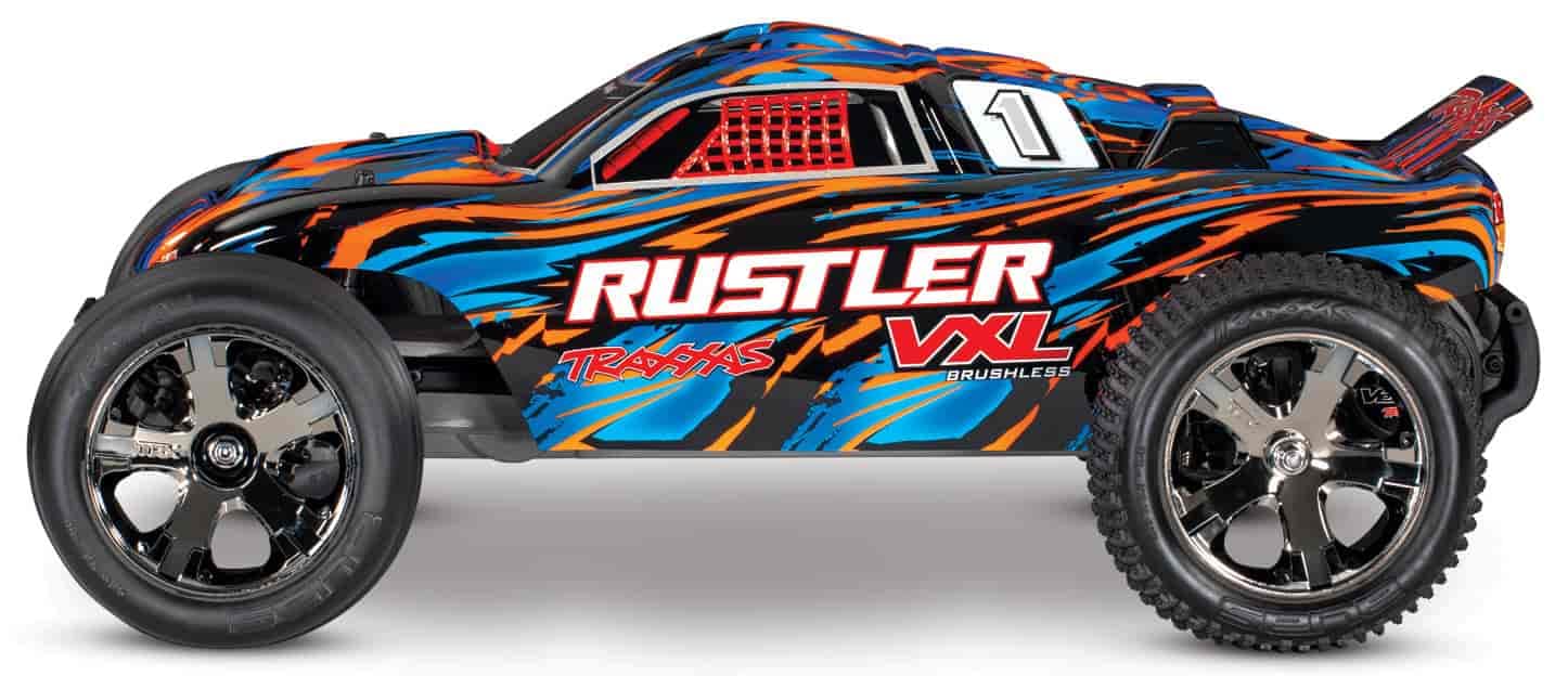 Traxxas 370764ORNG Rustler Vxl: 1/10 Scale Stadium T