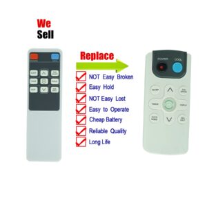 HCDZ Replacement Remote Control for Black+Decker BWAC06WT BWAC08WT BWAC10WT BWAC12WT Window Air Conditioner