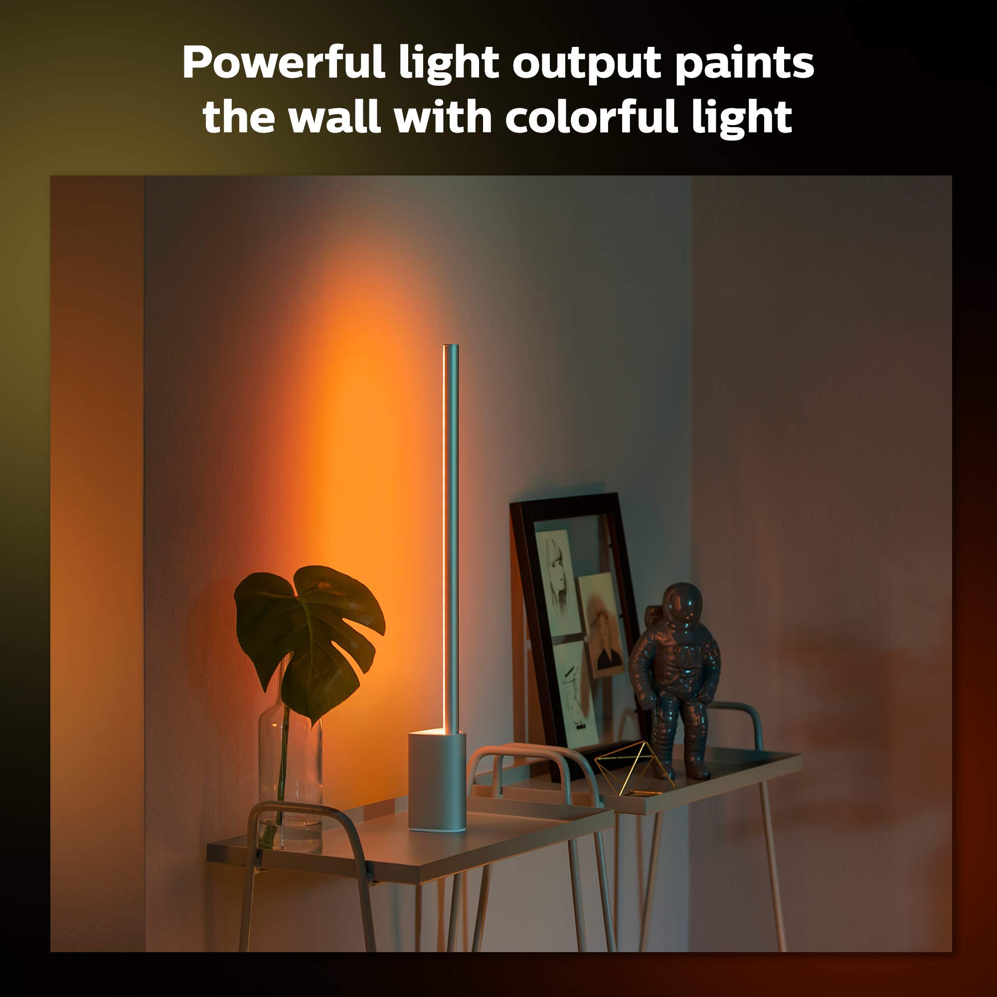 Philips Hue White & Color Ambiance Signe Table Lamp, works with Amazon Alexa, Apple HomeKit and Google Assistant, Table Lamp (OLD VERSION)