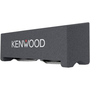 Kenwood Excelon P-XW1221DHP 2-ohm Ported Enclosure with Two 12" Subwoofers | Dual 12" Preloaded High Power Subwoofer Enclosure