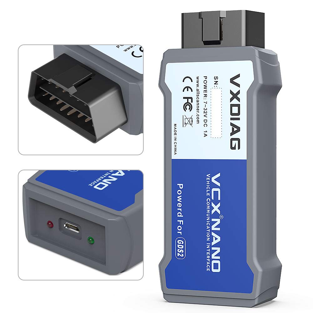 VXDIAG VCX Nano Diagnostic Programming System Compatible for GM/Opel