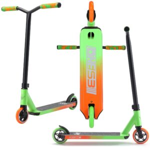 envy scooters one s3 complete scooter - green/orange