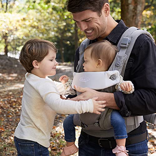 Graco Cradle Me 4 in 1 Baby Carrier | Includes Newborn Mode with No Insert Needed, Black Onyx