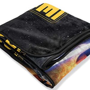 Jay Franco Star Wars Clone Wars Fierce Blanket - Measures 62 x 90 inches, Kids Bedding Features Ahsoka Tano - Fade Resistant Super Soft Fleece