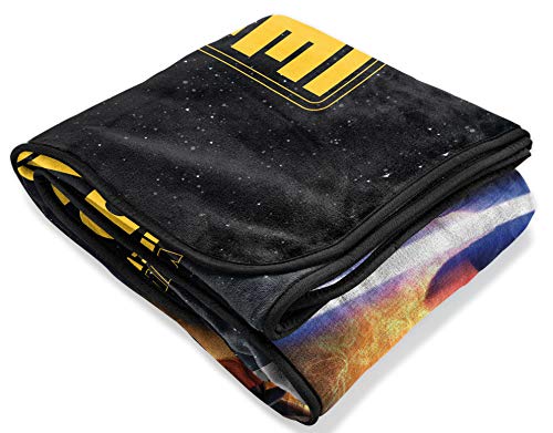 Jay Franco Star Wars Clone Wars Fierce Blanket - Measures 62 x 90 inches, Kids Bedding Features Ahsoka Tano - Fade Resistant Super Soft Fleece