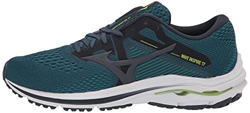 Mizuno Men's Wave Inspire 17, Harbor Blue/India Ink, 7