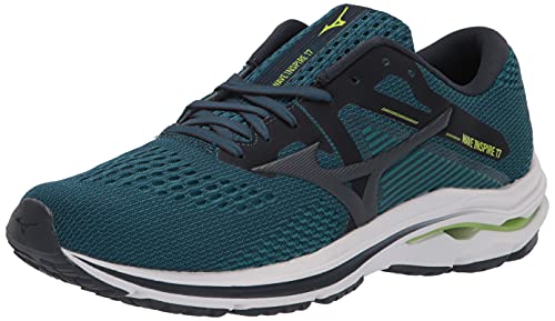 Mizuno Men's Wave Inspire 17, Harbor Blue/India Ink, 7