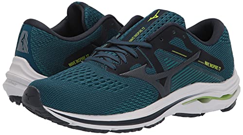 Mizuno Men's Wave Inspire 17, Harbor Blue/India Ink, 7