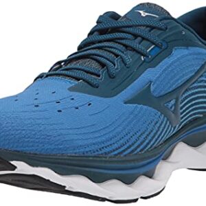 Mizuno mens Wave Sky 5 Running Shoe, Imperial Blue-sea, 11.5 US