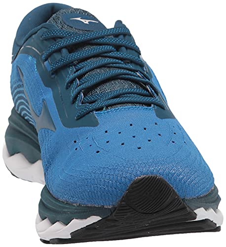 Mizuno mens Wave Sky 5 Running Shoe, Imperial Blue-sea, 11.5 US