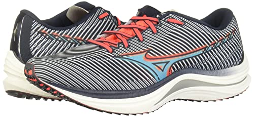 Mizuno Men's Wave Rebellion, India Ink/Scuba Blue, 10