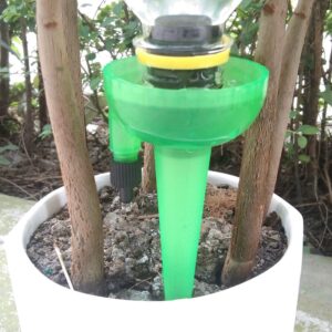 Sanyuan Plant Automatic Watering Device 6 Packs Garden Drip Irrigation Drip Plant Watering Pile Watering Tip Outdoor Indoor Potted Plant can be Adjusted to Slowly Release Drip Watering Device