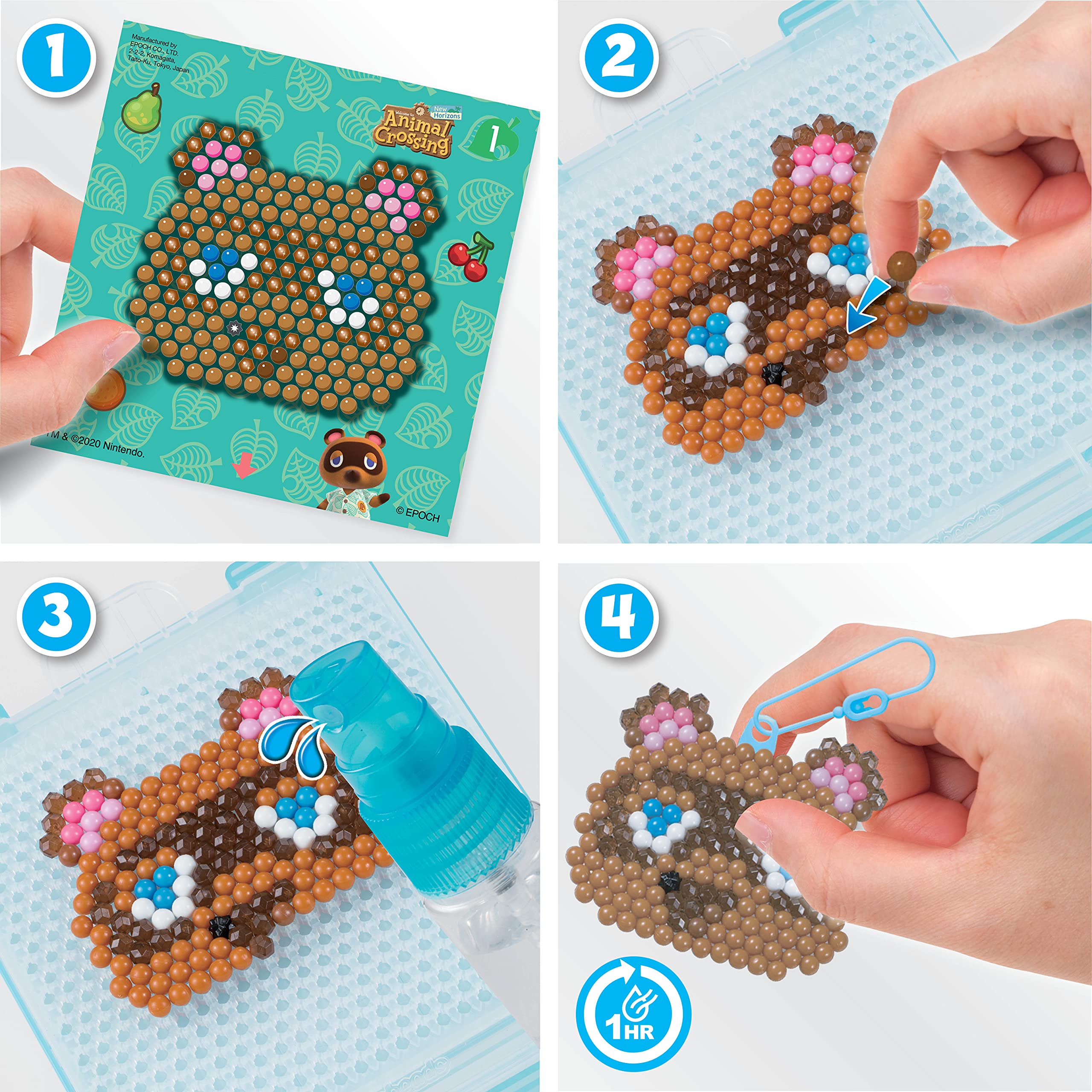 Aquabeads Animal Crossing™ : New Horizons Character Set, Kids, Beads, Arts and Crafts, Complete Activity Kit for 4+