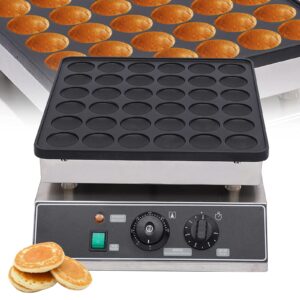 Electric Pancake Maker 36 Holes Cake Pan and Waffle Iron Waffle Maker Machine for Making Breakfast Lunch & Snacks with Easy Clean, Non-Stick