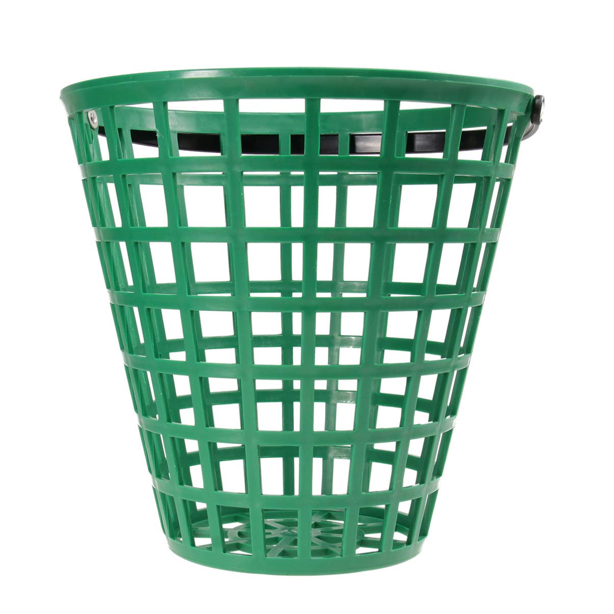 Wakauto Storage Basket with Lid Golfball Hoop Ball Holder Contain Bucket with Lid Range Baskets Golfball Container Carrying Practice Container Ball Basket Tray Egg Portable Steel Wire Man