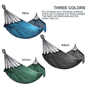 JBM Single Camping Hammock Portable Parachute Hammock - Support 330lbs (Green)