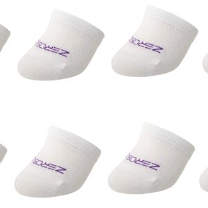 ZeroSock Womens Bamboo Viscose Toe Capper Socks With Grip (4 Pairs Per Box)