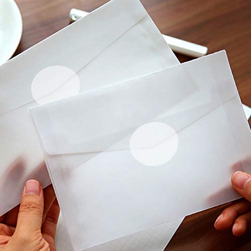 1000 Pcs Clear Retail Package Seals, 1 Inch Round Circle Wafer Seal Sticker Clear Round Labels for Envelopes, Box and Gift Packaging (500 Per Roll)