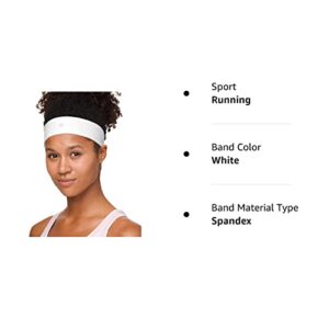 Lululemon Fly Away Tamer Headband (White)