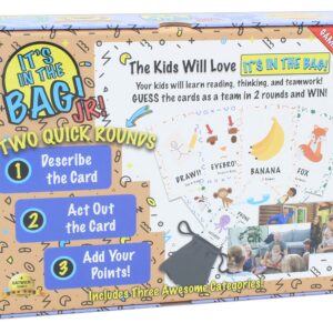 It's in The Bag! Jr. - A Charades Game for Kids and Family! - Interactive Picture Charades Board Games for Family Night, Board Games for Kids 4-6/6-8/8-12 - Games for Family Game Night with Kids