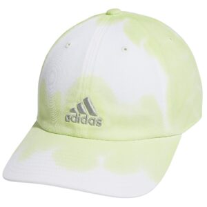 adidas women's relaxed color wash cap, vapour pink/frost pink/grey, one size