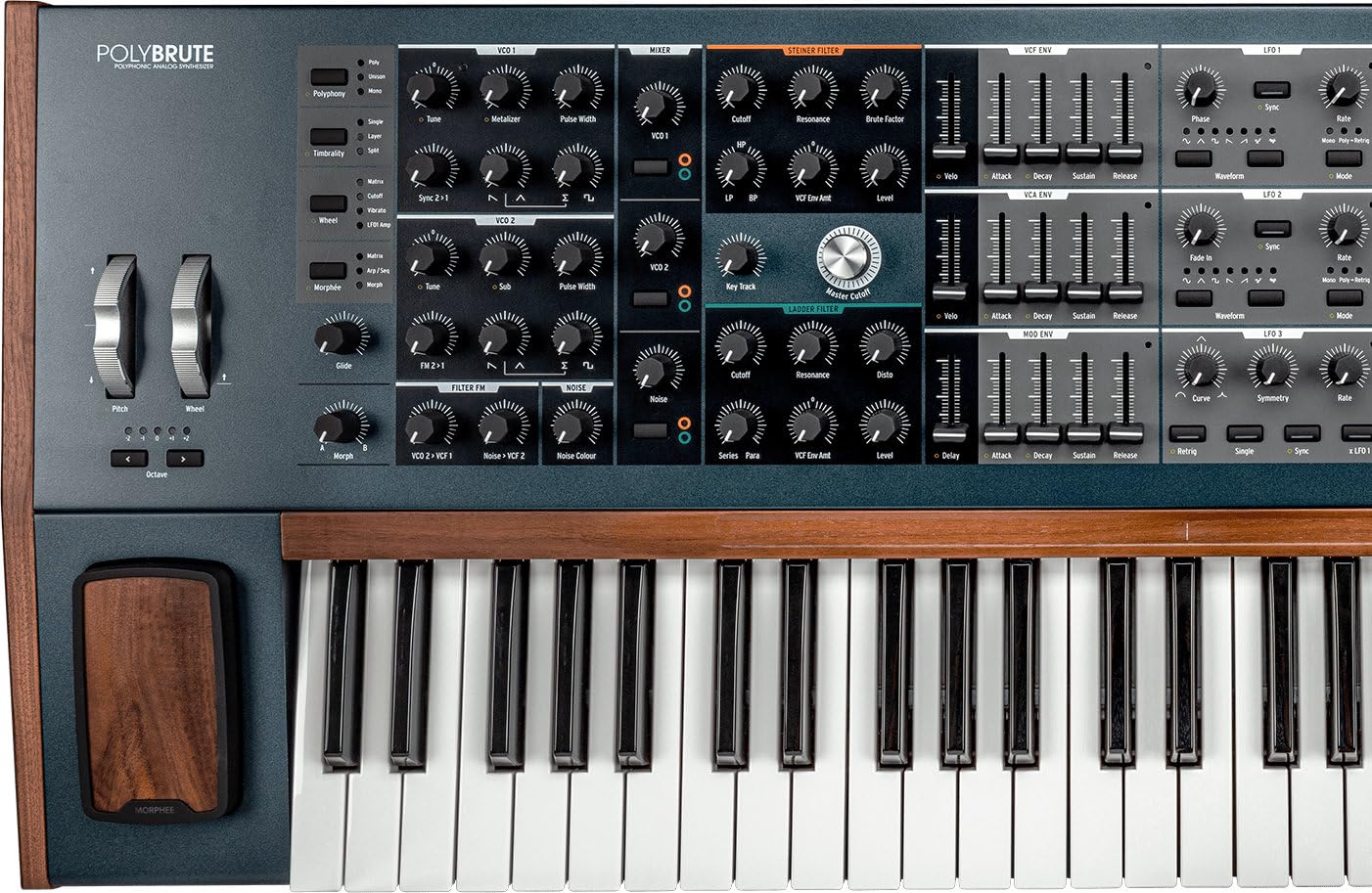 Arturia PolyBrute 6-Voice Polyphonic Morphing Analog Synthesizer Natural Wood