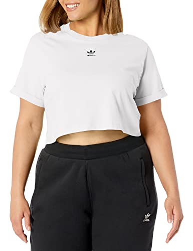 adidas Originals Women's Tee, White, Large