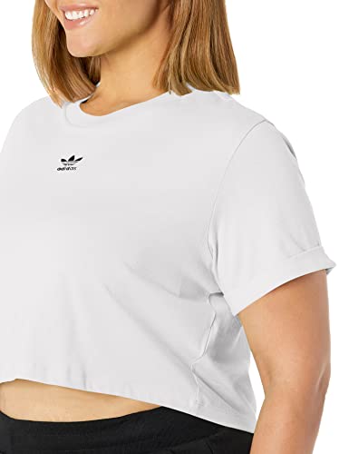 adidas Originals Women's Tee, White, Large