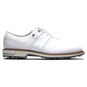 FootJoy Men's Premiere Series-Packard Golf Shoe, White/White, 9.5