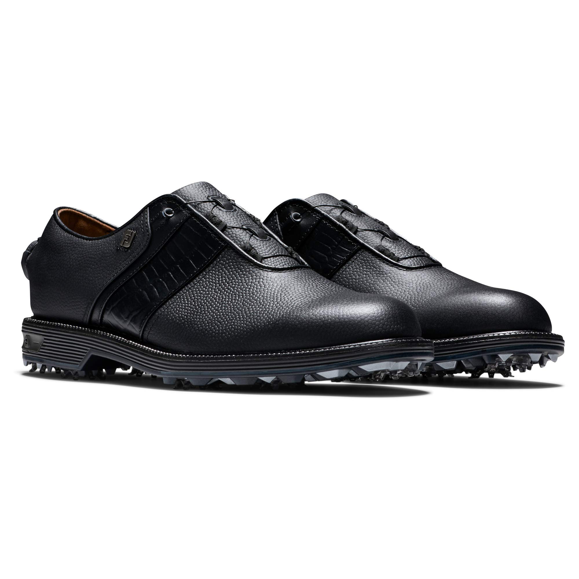 FootJoy Men's Premiere Series-Packard Boa Golf Shoe, Black/Black, 12