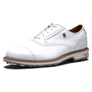 FootJoy Men's Premiere Series-Tarlow Previous Season Style Golf Shoe, White/White, 8