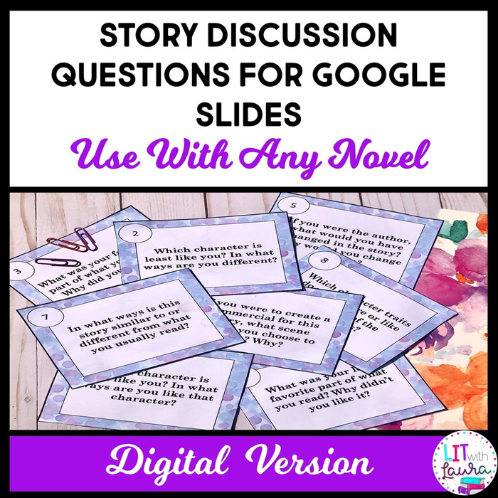 Digital Story Questions for Use With Any Novel