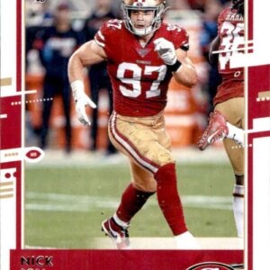 2020 Donruss #12 Nick Bosa San Francisco 49ers Football Card