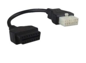 12 pin obd1 to 16 pin obd2 diagnostic cable for mitsubishi