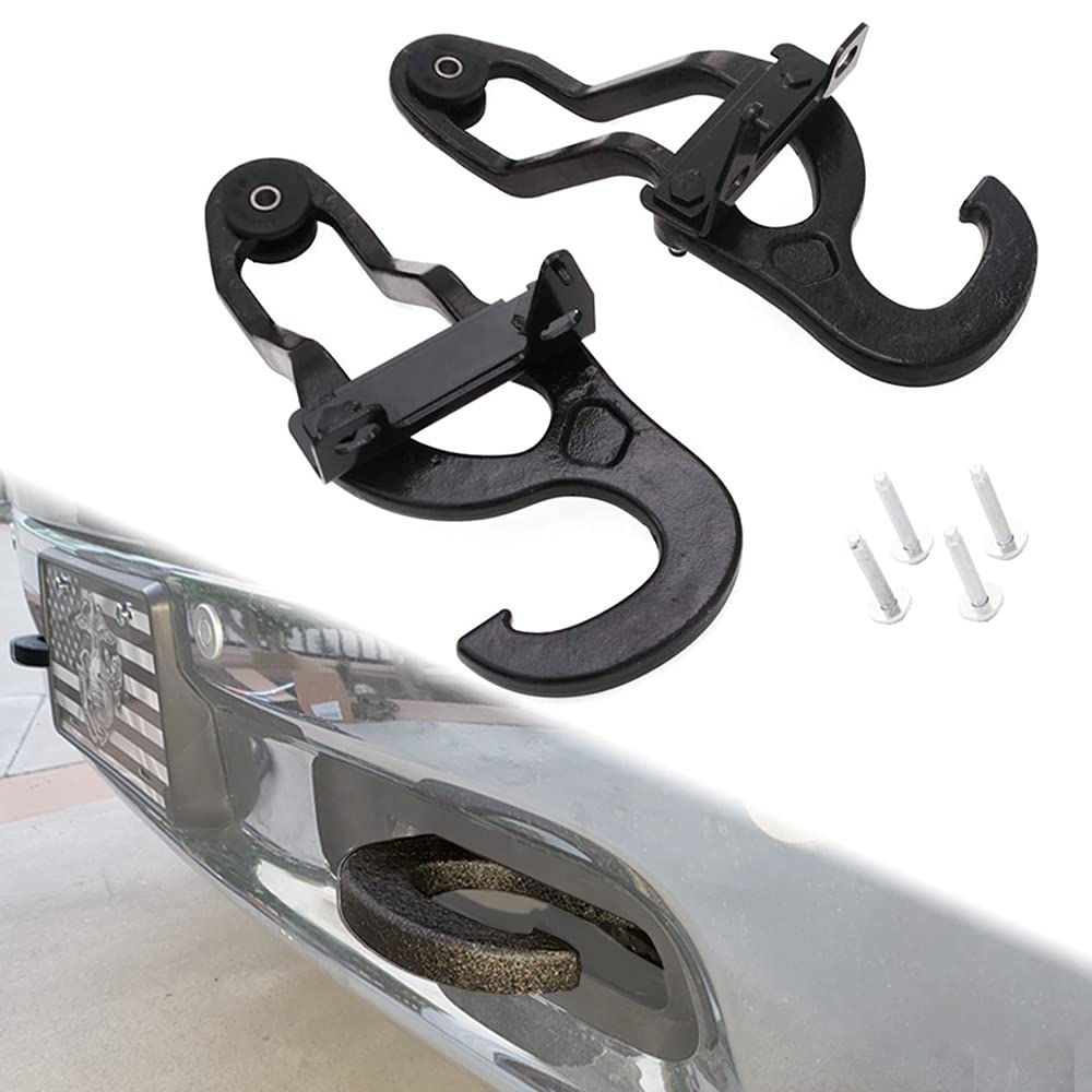 StarONE Front Tow Hooks Fit for 2007-2018 Dodge ram 1500,2019 Ram 1500 Classic Replace OEM 82210967 68196982AA