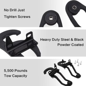 StarONE Front Tow Hooks Fit for 2007-2018 Dodge ram 1500,2019 Ram 1500 Classic Replace OEM 82210967 68196982AA