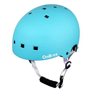 bike helmet, onbros skateboard helmets for adults men and women, scooter bicycle helmets for adults, adjustable womens and mens adult bike helmet, multi-sport helmet for youth and adults