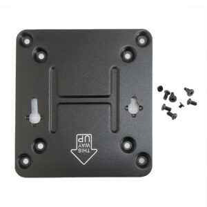 gintai for intel nuc vesa adapter mount bracket to attach nuc mini pc computer to the back of a monitor mounting plate not skull or hades(with 8pcs screws) intel nuc 4 5 6 7 8 10 11 general purpose