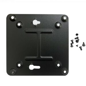 GinTai for Intel NUC Vesa Adapter Mount Bracket to Attach NUC Mini PC Computer to The Back of a Monitor Mounting Plate Not Skull or Hades(with 8pcs Screws) Intel NUC 4 5 6 7 8 10 11 General Purpose