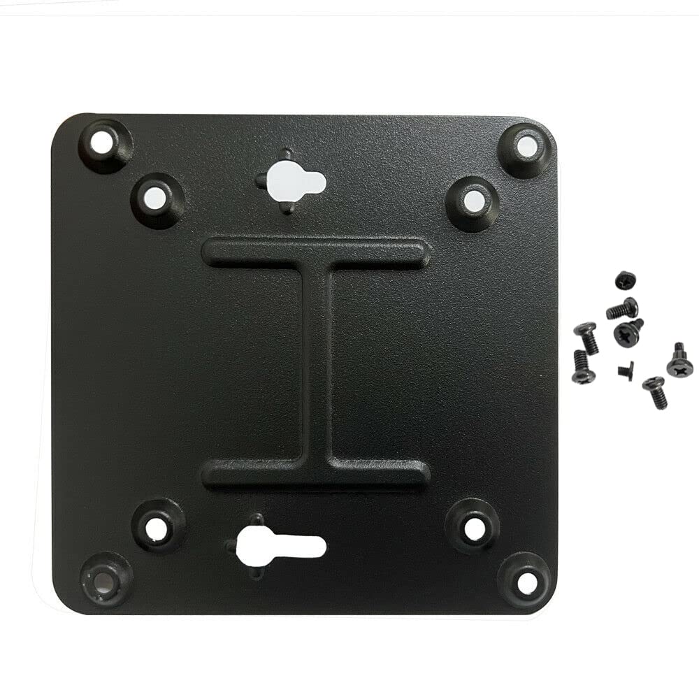 GinTai for Intel NUC Vesa Adapter Mount Bracket to Attach NUC Mini PC Computer to The Back of a Monitor Mounting Plate Not Skull or Hades(with 8pcs Screws) Intel NUC 4 5 6 7 8 10 11 General Purpose