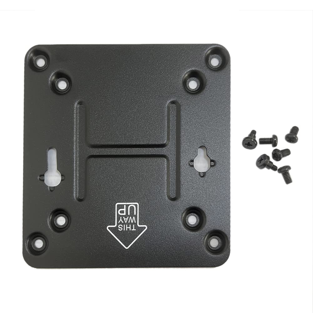 GinTai for Intel NUC Vesa Adapter Mount Bracket to Attach NUC Mini PC Computer to The Back of a Monitor Mounting Plate Not Skull or Hades(with 8pcs Screws) Intel NUC 4 5 6 7 8 10 11 General Purpose