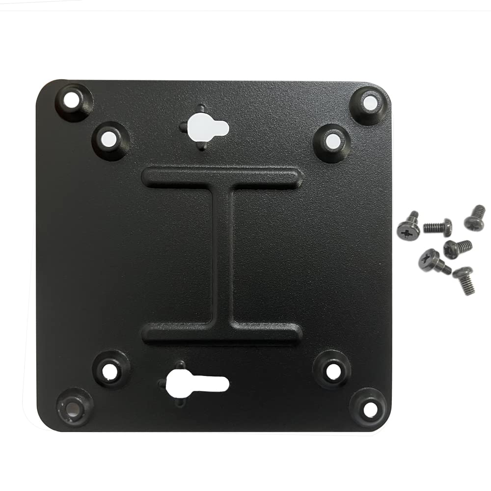 GinTai for Intel NUC Vesa Adapter Mount Bracket to Attach NUC Mini PC Computer to The Back of a Monitor Mounting Plate Not Skull or Hades(with 8pcs Screws) Intel NUC 4 5 6 7 8 10 11 General Purpose