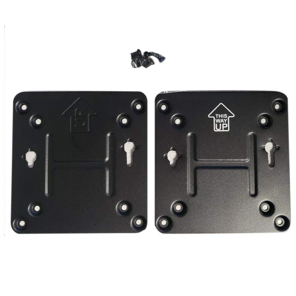 GinTai for Intel NUC Vesa Adapter Mount Bracket to Attach NUC Mini PC Computer to The Back of a Monitor Mounting Plate Not Skull or Hades(with 8pcs Screws) Intel NUC 4 5 6 7 8 10 11 General Purpose