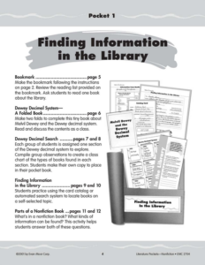 pocket 01: finding information in the library (nonfiction)