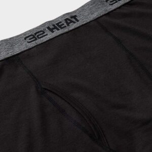 32 Degrees Mens Heat Performance Thermal Baselayer Pant Leggings, Black, X-Large