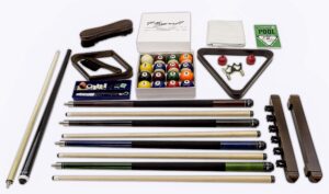 playcraft deluxe billiard playing equipment set