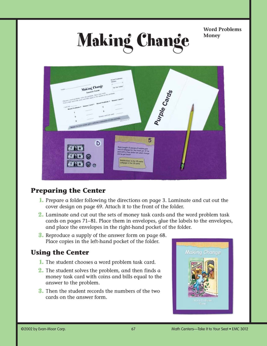 Making Change (Money Word Problems)