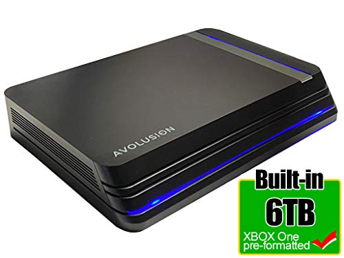 Avolusion HDDGear Pro X 6TB USB 3.0 External Gaming Hard Drive (Pre-formatted for Xbox One X, S, Original)