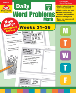 daily word problems math, grade 2, weeks 31–36