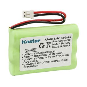 kastar 1-pack ni-mh battery 3.6v 1000mah replacement for motorola digital video baby monitor mbp668connect-2, mbp668connect-3, mbp668connect-4, mbp668connectpu, mbp843connect, mbp843connect-2